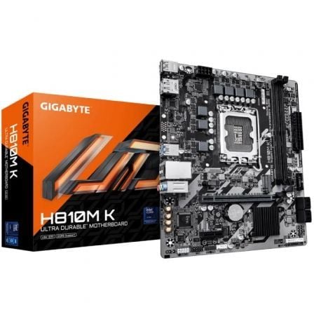 depau-GIG-PB-H810M-K Placa Base Gigabyte H810M K Socket 1851/ DDR5/ PCIe 4.0/ Micro ATX - Imagen 1