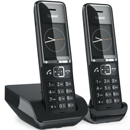 depau-GIGA-TEL-COMF-550-DUO-BK Teléfono Inalámbrico Gigaset Comfort 550/ Pack DUO/ Negro - Imagen 1