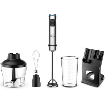 depau-GRK-PAE-BAT-BM-1500SET Batidora de mano Grunkel BM-1500SET/ 1500W/ Capacidad 0.8L/ Incluye Vaso, Picadora, Varilla y Soporte - Imagen 1
