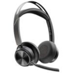 Auriculares Inalámbricos PolyVoyager Focus 2 USB-C-C + Adaptador USB-C/A/ con Micrófono/ Bluetooth/ Negros