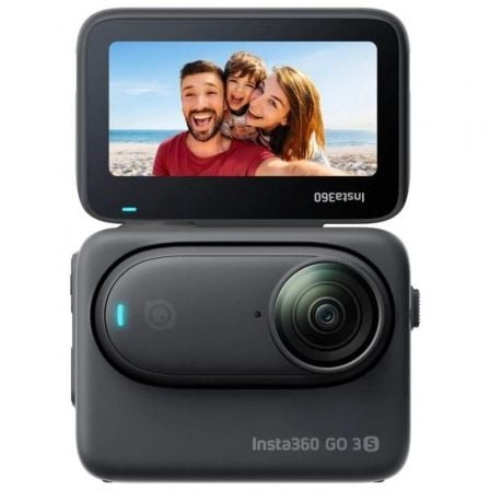 depau-IST-CAM-GO-3S-128GB-BK Cámara Digital Deportiva Insta360 GO 3S/ 4K/ Ángulo de visión 180º/ Negra - Imagen 1