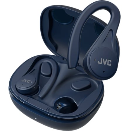 depau-JVC-AUR-HA-EC25T-BL Auriculares Bluetooth JVC HA-EC25T con estuche de carga/ Autonomía 7.5h/ Azules - Imagen 1