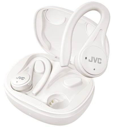 depau-JVC-AUR-HA-EC25T-WH Auriculares Bluetooth JVC HA-EC25T con estuche de carga/ Autonomía 7.5h/ Blancos - Imagen 1