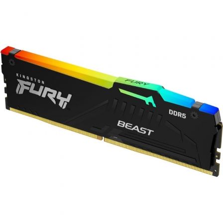depau-KIN-FB-KF560C30BBEA-32 Memoria RAM Kingston FURY Beast RGB EXPO 32GB/ DDR5/ 6000MHz/ 1.35V/ CL30/ DIMM - Imagen 1