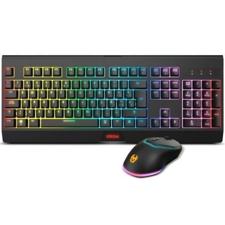 depau-KROM-TEC-SET-KABALA Pack Gaming Krom Kabala/ Teclado + Ratón Inalámbricos - Imagen 1