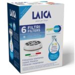 Filtro de Carbón FAST DISK Laica FD06A/ Pack de 6 Unidades/ Compatibilidad Flown go