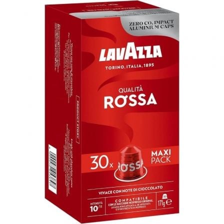depau-LAV-CAFE-QUALITA-ROSSA-30C Cápsula Lavazza Qualitá Rossa para cafeteras Nespresso/ Caja de 30 - Imagen 1