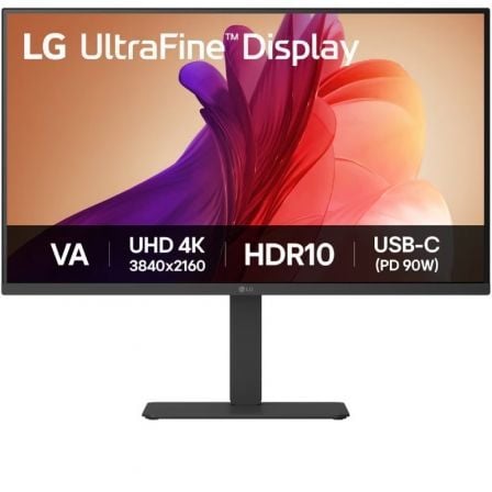 depau-LG-M-32U720A-B Monitor Profesional LG UltraFine 32U720A-B 31.5"/ 4K/ Multimedia/ Regulable en altura/ Negro - Imagen 1