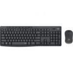 Teclado y Ratón Inalámbricos Logitech Silent Touch MK295/ Grafito