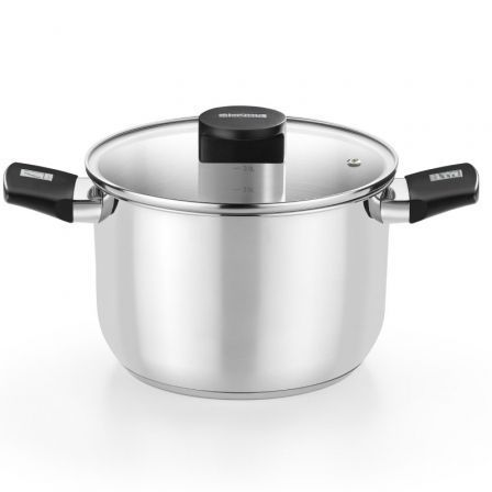 depau-MON-OLLA-M240218 Olla Elite Inox M240218/ 18cm/ 3L/ Acero Inoxidable/ Apta para Inducción - Imagen 1