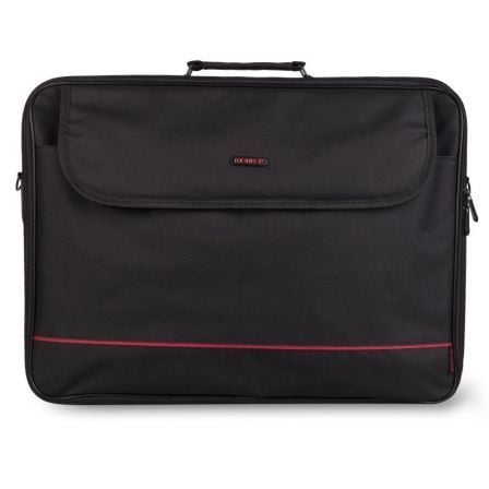 depau-MONR-MAL-PASSENGER-PLUS Maletín Monray Passenger Plus para Portátiles hasta 18"/ Cinta para Trolley/ Negro - Imagen 1