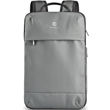 depau-MONR-MOCHI-SACKS-HORIZON-GY Mochila Expansible NGS Monray Sacks Horizon para Portátiles hasta 14"/ Impermeable/ Gris - Imagen 1
