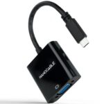 Cable Conversor Nanocable 10.16.4101-BK/ USB Tipo-C Macho - VGA Hembra/ 10cm/ Negro