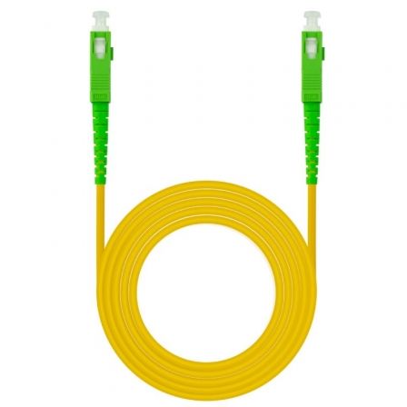 depau-NAN-CAB-10-20-0020 Cable de Fibra Óptica G657A2 Nanocable 10.20.0020/ LSZH/ 20m/ Amarillo - Imagen 1