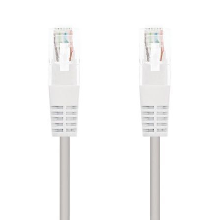 depau-NAN-CAB-10-20-0101-W Cable de Red RJ45 UTP Nanocable 10.20.0101-W Cat.5e/ 1m/ Blanco - Imagen 1