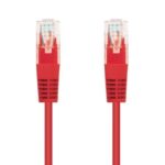 Cable de Red RJ45 UTP Nanocable 10.20.0401-R Cat.6/ 1m/ Rojo