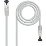 Cable de Red RJ45 SSTP Nanocable 10.20.2000-L30 Cat.8.1/ 30cm/ Gris