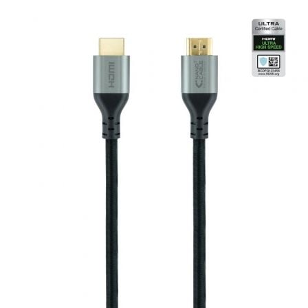 depau-NAN-CAB-HDMI-10-15-8102 Cable HDMI 2.1 8K Nanocable 10.15.8102/ HDMI Macho - HDMI Macho/ 2m/ Certificado/ Negro - Imagen 1