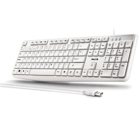 depau-NGS-TEC-HERITAGE-WH Teclado NGS Heritage HERITAGESPANISH/ Blanco - Imagen 1
