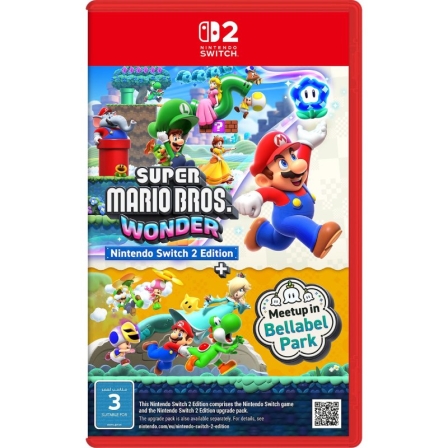 depau-NIN-NS2-J-SMARIO-BWONDER-PAR Juego para Consola Nintendo Switch 2 Super Mario Bros. Wonder + Parque Belabel - Imagen 1