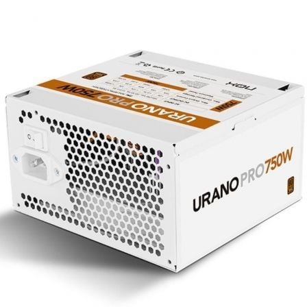 depau-NOX-FUENTE-URANO-P-WH-750-BZ Fuente de Alimentación Nox Hummer Urano Pro White/ 750W/ Ventilador 12cm/ 80 Plus Bronze/ Blanca - Imagen 1