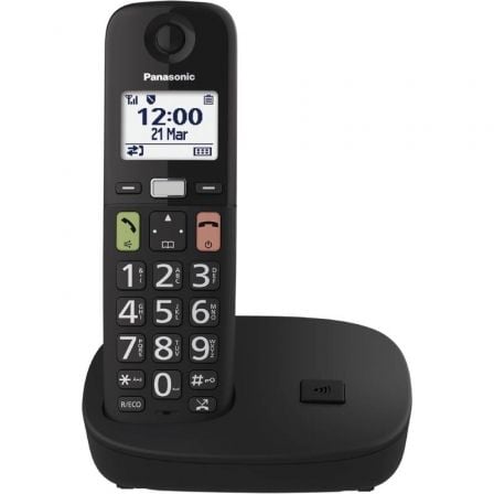 depau-PAN-TEL-KX-TGU110-BK Teléfono Inalámbrico Panasonic KX-TGU110/ Negro - Imagen 1
