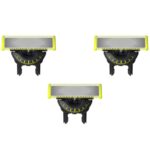 Cabezal de Reemplazo para Afeitadora Eléctrica Philips OneBlade/ Pack 3