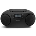 Radio CD Philips TAZ2000B/ 3W RMS/ con Cable/ con Pilas/ Negra