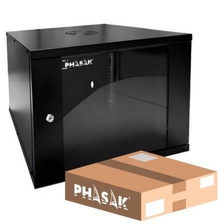 depau-PHK-RACK-PHO-2009D Armario Rack Mural Desmontado Phasak PHO 2009D/ 19"/ Altura 9U - Imagen 1