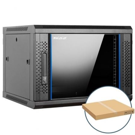 depau-PHK-RACK-PHO-2109D Armario Rack Mural Desmontado Phasak PHO 2109D/ 19"/ Altura 9U - Imagen 1