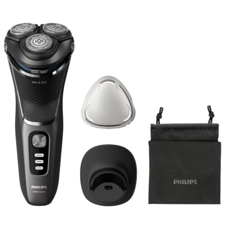 depau-PHPAE-AFE-SS3000-S3343-13 Afeitadora Philips Shaver Series 3000 S3343/13/ con Batería/ 4 Accesorios - Imagen 1