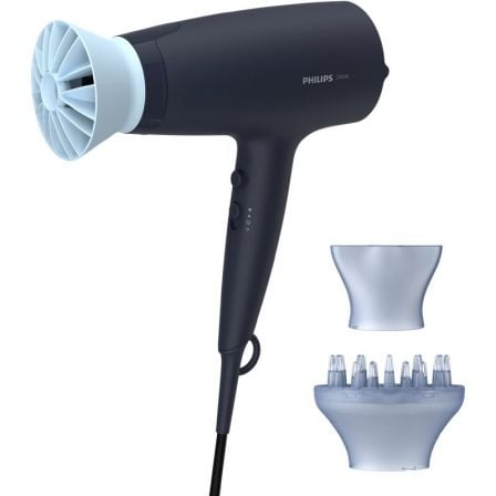depau-PHPAE-SEC-S3000-BHD360 Secador Philips 3000 series BHD360/ 2100W/ Iónico/ Azul/ 3 Accesorios - Imagen 1
