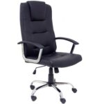 Silla de Oficina Piqueras y Crespo Guadalimar Similpiel 280DBSPNE/ Negro