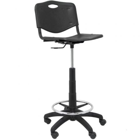 depau-PYC-TABU-T26GNI840RN Taburete Piqueras y Crespo Robledo PVC T26GNI840RN/ Negro - Imagen 1