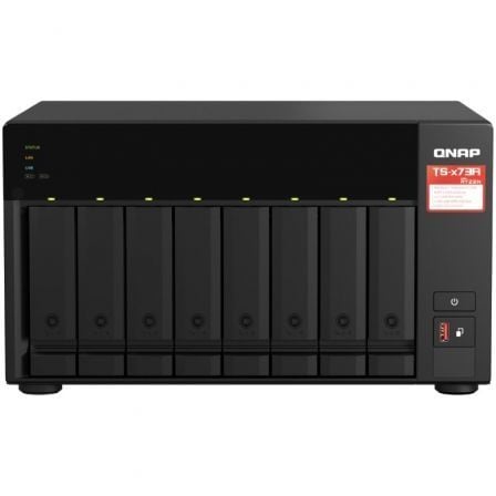 depau-QNAP-NAS-TS-873A-8G NAS QNAP TS-873A/ 8 Bahías 3.5"- 2.5"/ 8GB DDR4/ Formato Torre - Imagen 1