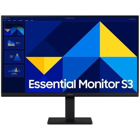 depau-SAM-M-S24D300GAU Monitor Profesional Samsung Essential Monitor S3 S24D300GAU/ 24"/ Full HD/ Negro - Imagen 1