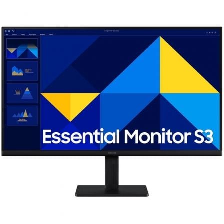 depau-SAM-M-S27D300GAU Monitor Profesional Samsung Essential Monitor S3 S27D300GAU/ 27"/ Full HD/ Negro - Imagen 1