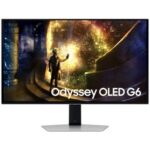 Smart Monitor Gaming Samsung OLED Odyssey G6 S27DG610SU 27"/ QHD/ 0.03ms/ 240Hz/ VA/ Multimedia/ Regulable en altura/ Smart TV/ Plata