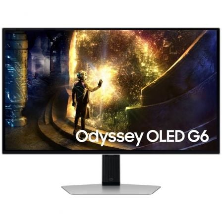 depau-SAM-M-S27DG610SU Smart Monitor Gaming Samsung OLED Odyssey G6 S27DG610SU 27"/ QHD/ 0.03ms/ 240Hz/ VA/ Multimedia/ Regulable en altura/ Smart TV/ Plata - Imagen 1