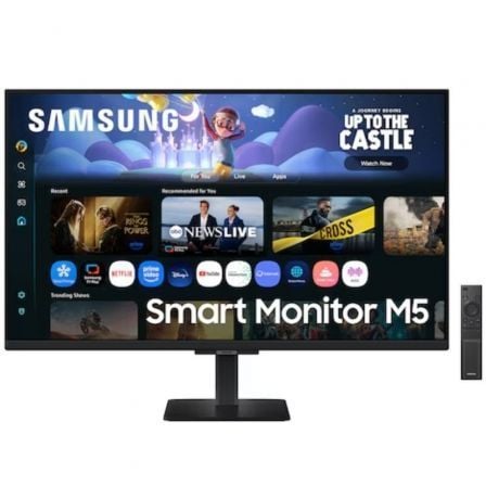 depau-SAM-M-S27FM500EU Smart Monitor Samsung M5 S27FM500EU 27"/ Full HD/ Multimedia/ Smart TV/ Negro - Imagen 1