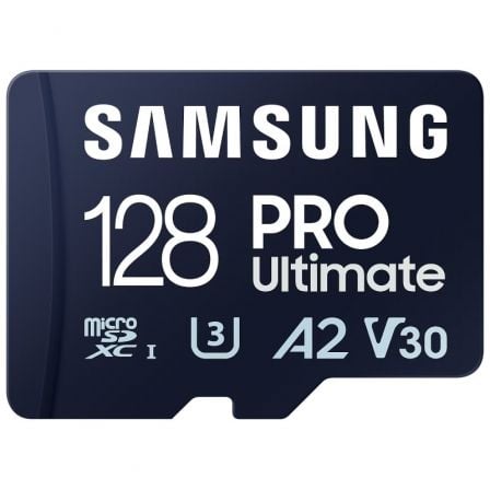 depau-SAM-MICROSD-PRO-ULT-128GB Tarjeta de Memoria Samsung Pro Ultimate 128GB microSD XC con Adaptador/ Clase 10/ 200MBs - Imagen 1