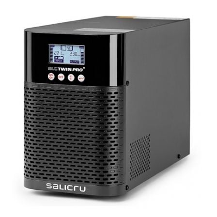 depau-SLC-1000-TWIN-PRO2 SAI Online Salicru SLC 1000 Twin Pro2/ 1000VA-900V/ 3 Salidas/ Formato Torre - Imagen 1