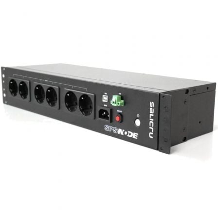 depau-SLC-SPS-900-NODE SAI Offline Salicru SPS 900 Node/ 900VA/ 8 Salidas/ Formato Rack 2U - Imagen 1