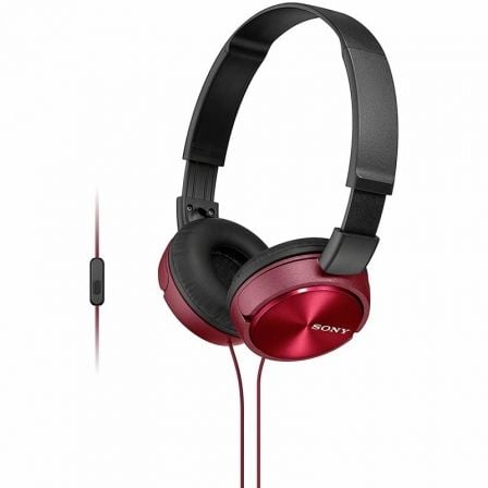 depau-SONY-AUR-MDRZX310APR Auriculares Sony MDRZX310APR/ con Micrófono/ Jack 3.5/ Rojos - Imagen 1