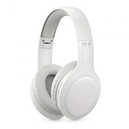 depau-SPC-AUR-HERON-STUDIO-WH Auriculares Inalámbricos SPC Heron Studio/ con Micrófono/ Bluetooth/ Blancos - Imagen 1