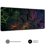 Alfombrilla Subblim Neon Obsidian XL/ 900 x 400 x 3 mm