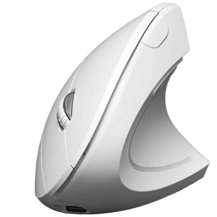 depau-SUB-MOU-G-VERT-ERGO-B-WH Ratón Vertical Inalámbrico Subblim Glide Vertical Ergo Dual Battery/ Batería Recargable/ Hasta 1600 DPI/ Blanco - Imagen 1