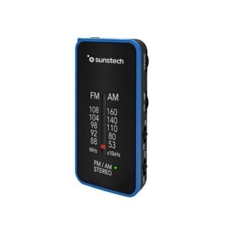 depau-SUN-RADIO-RPC6-BL Radio Portátil Sunstech RPC6BL/ a Pilas/ Azul - Imagen 1
