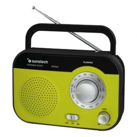 depau-SUN-RADIO-RPS560-GREE Radio Portátil Sunstech RPS560/ Verde - Imagen 1