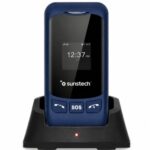 Teléfono Móvil Sunstech CELT26 para Personas Mayores/ Azul